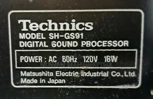 Technics SH-GE90 DSP Equalizer