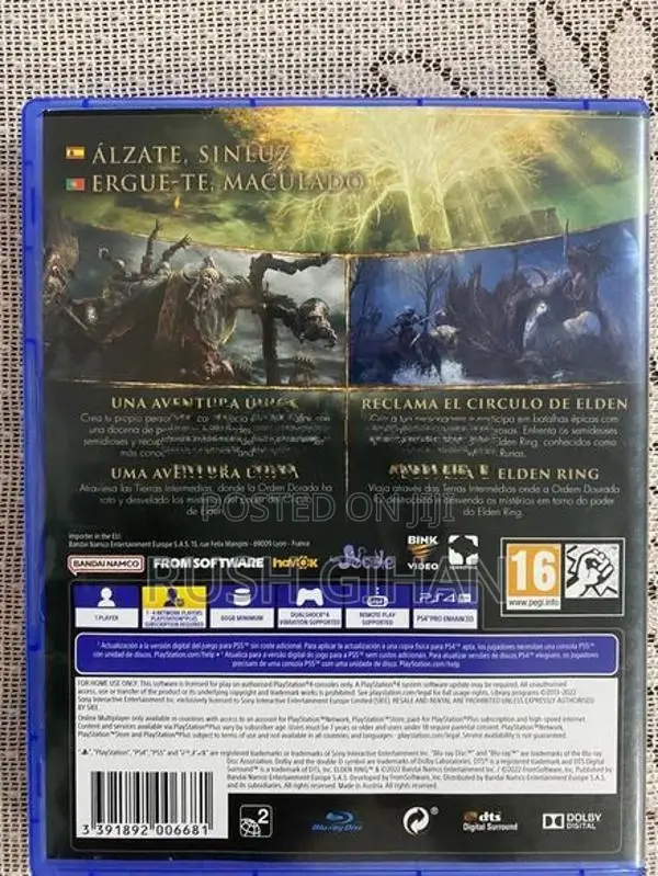 Sony Elden Ring PS4 CD