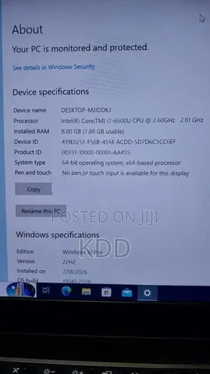 Lenovo ThinkPad T470 Core i7-6th Gen |256GB SSD|8GB