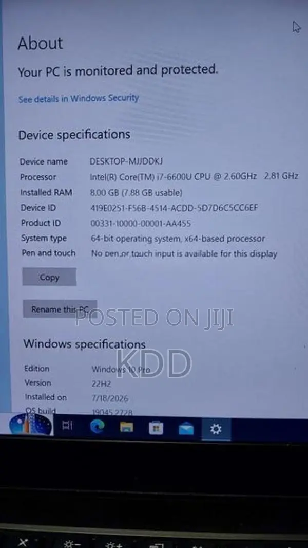 Lenovo ThinkPad T470 Core i7-6th Gen |256GB SSD|8GB