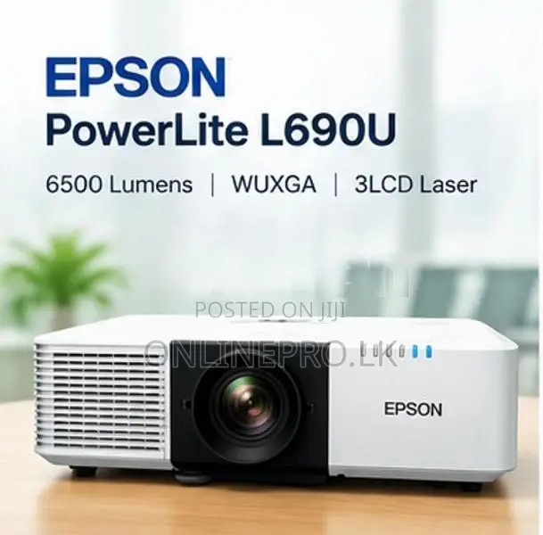 Epson PowerLite L690U 6500 Lumens WUXGA 3LCD Laser Projector