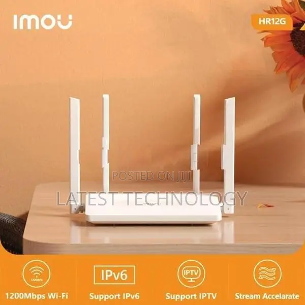 Imou Dual Band Wi Fi Router + Access Point 1200 Mbps Speed 4 Antenna