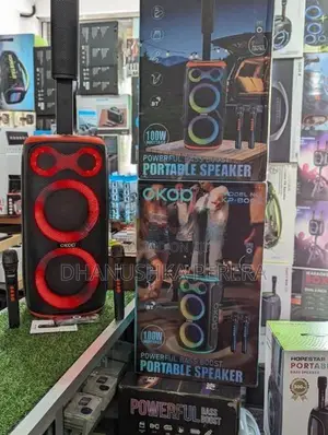 Okop KP -8009 Outdoor Party Speakers With Dual Mic