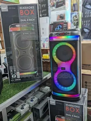 Broru BTS - 2099 High Power Outdoor Party Speakers With Dual Mic