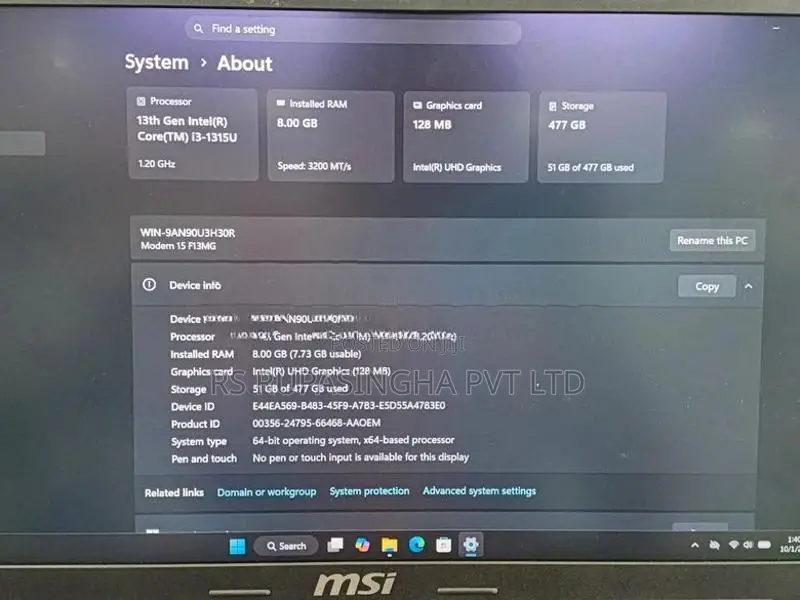 MSI Laptop