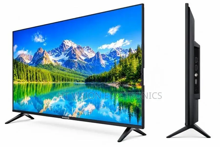 Wisdom 85" Inch Android 14 Bluetooth 4K UHD HDR LED Frameless Smart TV