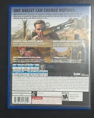 Sniper Elight 3 PS4 Game