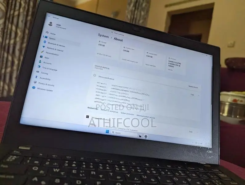 Lenovo Thinkpad X280 i5 8th Gen