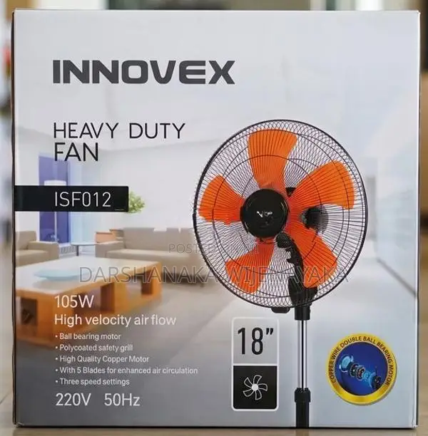 Innovex Heavy Duty Stand Fan ISF012