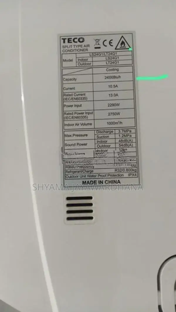 AC Machine (Tecno) 24000BTU