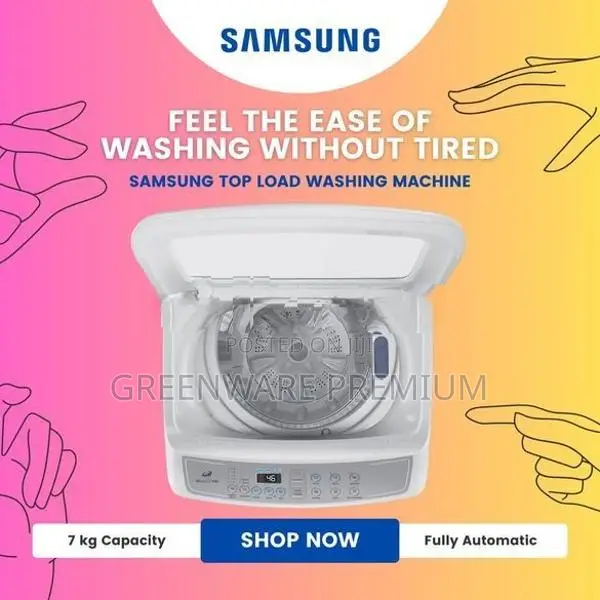 SAMSUNG 7KG WASHING MACHINE (WA70H4000SG)