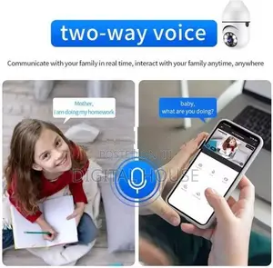 CCTV Camera Wifi Bulb 360 Degree Rotatable Panoramic View new