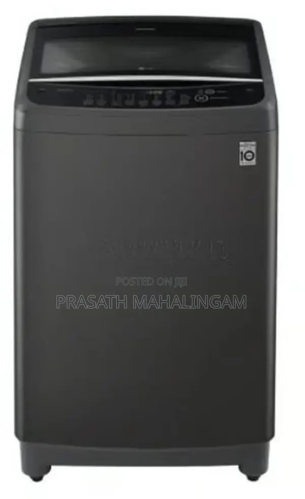 LG 12kg Smart Inverter Top Loader Washing Machine - Middle Black