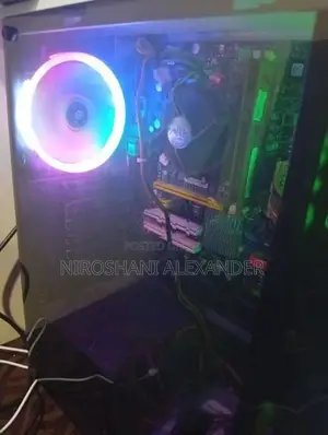 Dell i3 4th Gen White Colour, Rainbow Rgb Gaming PC