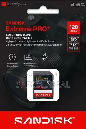 Extreme Pro 128GB SD 250MB/S