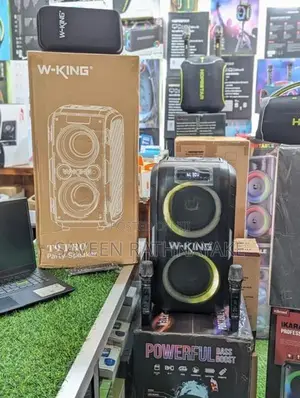 W-King T9 Pro Professional Karaoke Party Speakers with Dual Mic (120W)