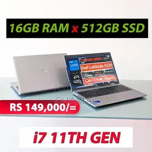 Dell Latitude 5520 Core i7-11th Gen | 512GB NVME| 16GB RAM Laptops