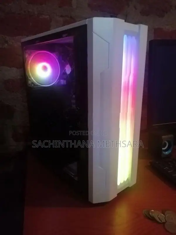 i5 4th Gen 8GB RAM SSD HDD RGB White PC