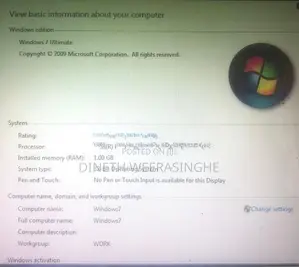 Intel Windows 7 Ultimate PC