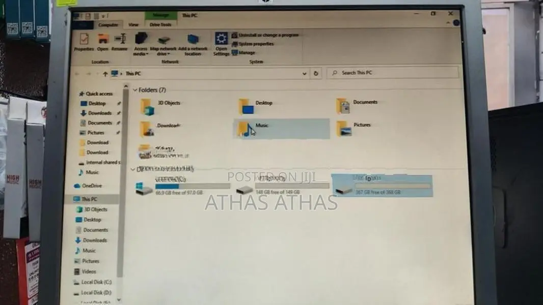 HP PC Full Set 650GB
