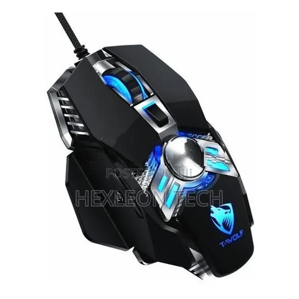 T-Wolf V10 Wired Mechanical Gaming Mouse