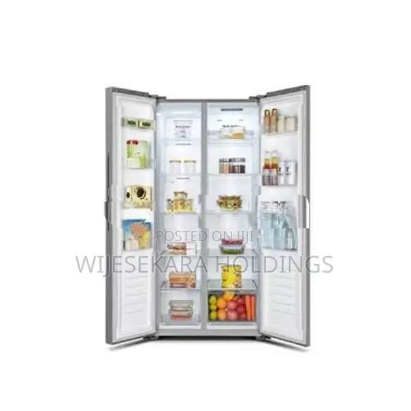 Hisense 428L Side By Inverter Refrigerator (HNRFBCD428WSLV)