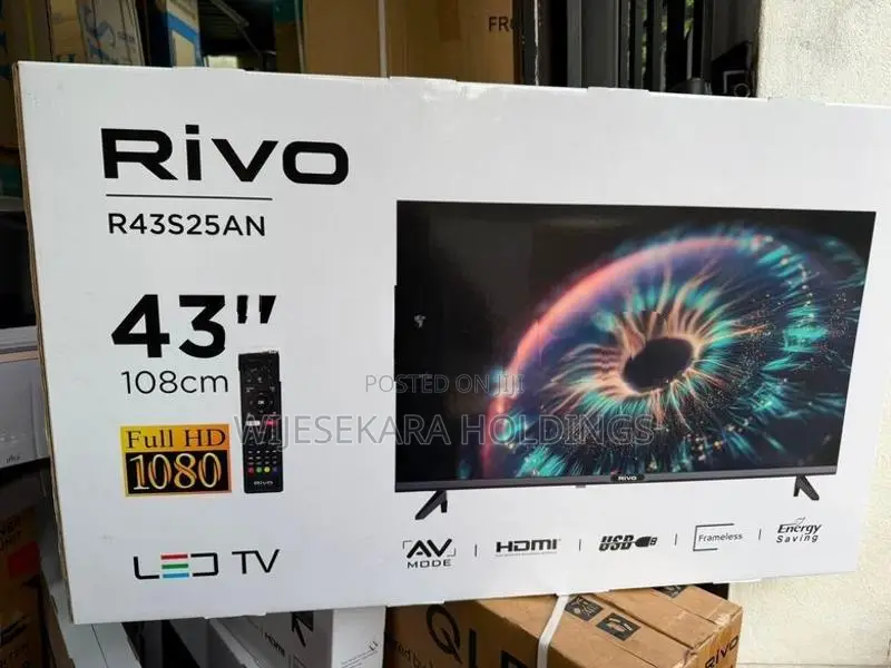 Rivo 43" Frameless Full HD LED TV