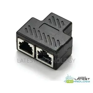 RJ45 Tee Black 2 Way