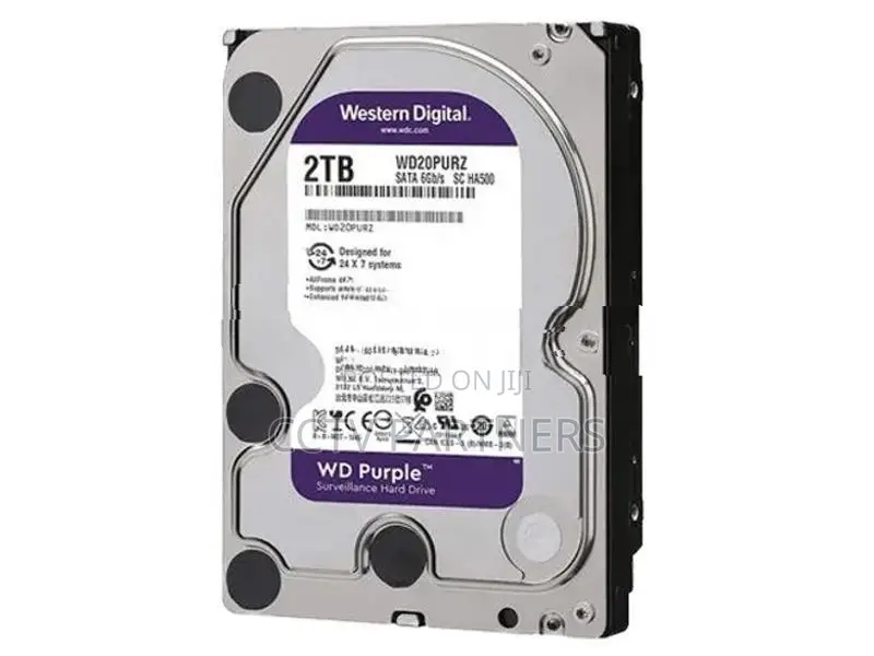 WD Purple 2TB HDD Surveillance Hard Disk Drive for CCTV camera NVR - D