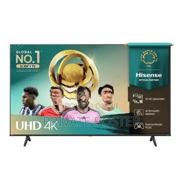 43" HISENSE Smart 4k UHD LED Frameless TV