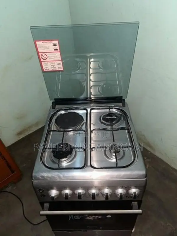 Ferre FSN31E3-SS 50x60 Gas Cooker With Electric Oven