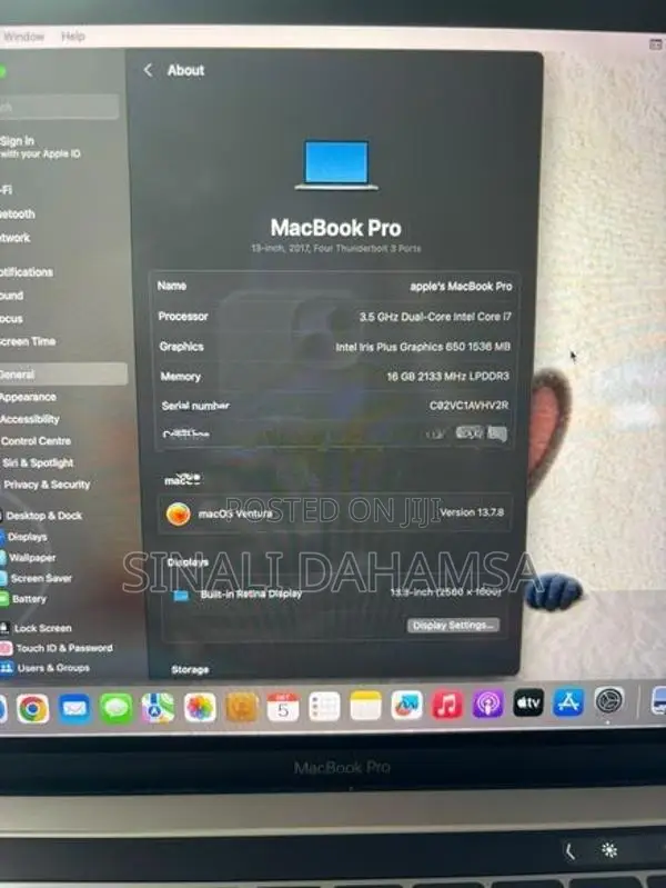 MacBook Pro 13” 2017