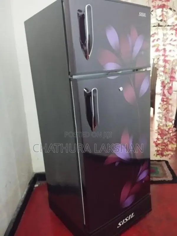 Sisil ECO Refrigerator - 2 Doors, 185L (Floral Red)