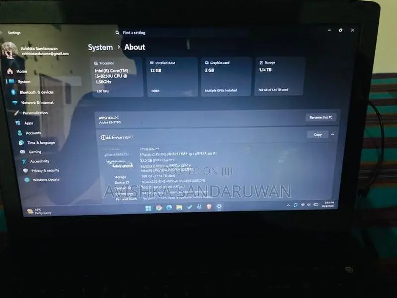 Acer Aspire E5-576G – Laptop