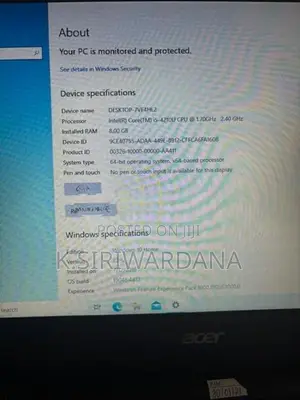 Acer Intel Core i5 Laptop