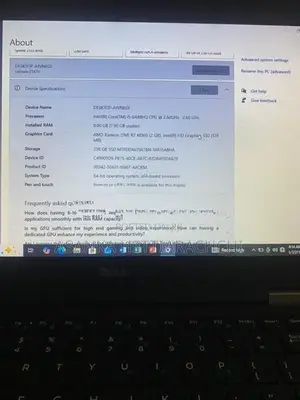Dell i5 6th Gen Laptop