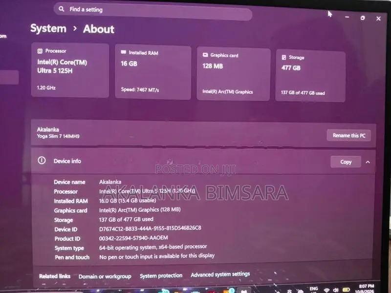 Lenovo Yoga Slim 7 14IMH9