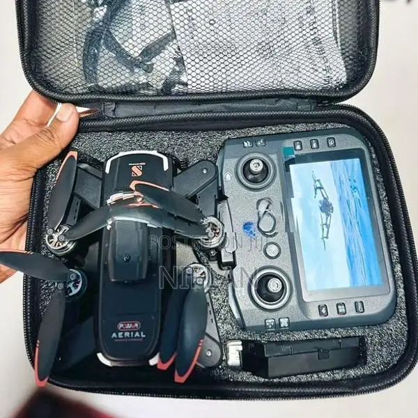 JS39P Drone HD Dual Camera With LCD Screen Remote Controller