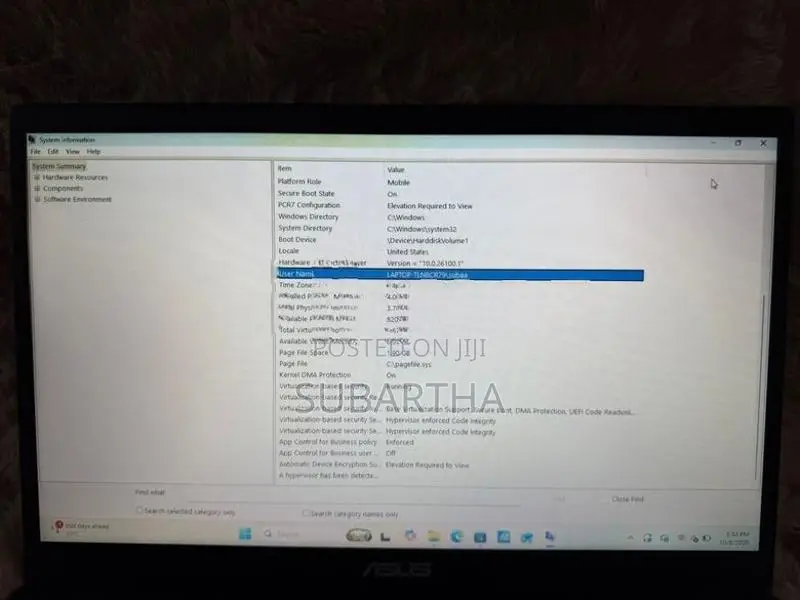 ASUS VivoBook Go 15 E510KAB Laptop/ Barely Used , 4GB RAM, 128GB Stora