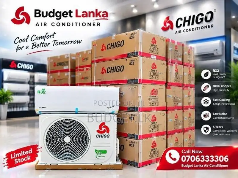 12000BTU CHIGO Non inverter Air conditioner