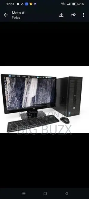 HP Branded i5 4th Gen Desktop Full Set
