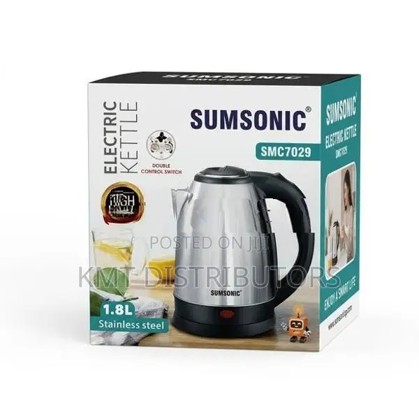 Sumsonic 1.8L Stainless Steel Electric Kettle (SMC-7029)
