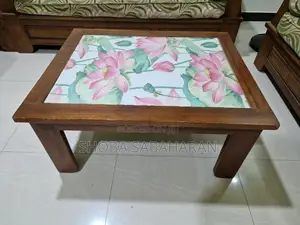 Damro Teak Wooden Sofa Set with Pillows