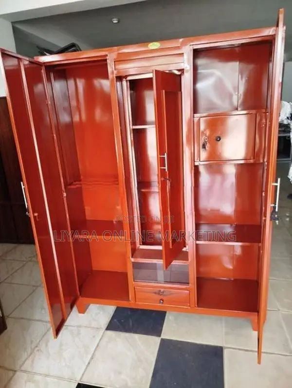 New Steel 3 Door Cupboard with Glass