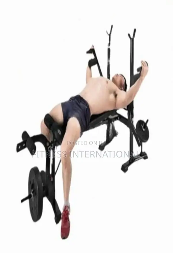 Bench Dumbbell Weight Plate Set Home Gym