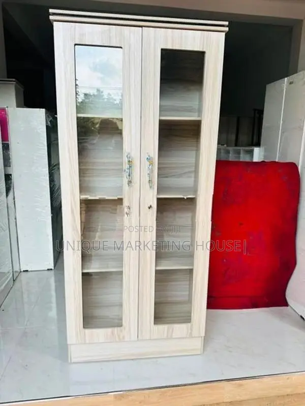 MODERN 2D SMART GLASS DISPLAY CUPBOARDS