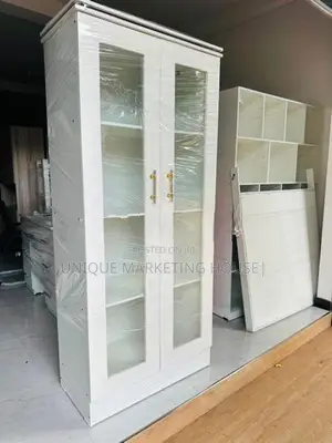 MODERN 2D SMART GLASS DISPLAY CUPBOARDS