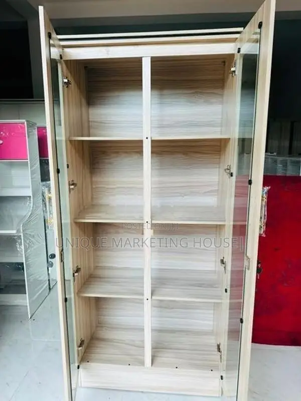 MODERN 2D SMART GLASS DISPLAY CUPBOARDS
