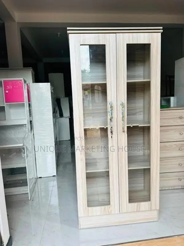 MODERN 2D SMART GLASS DISPLAY CUPBOARDS