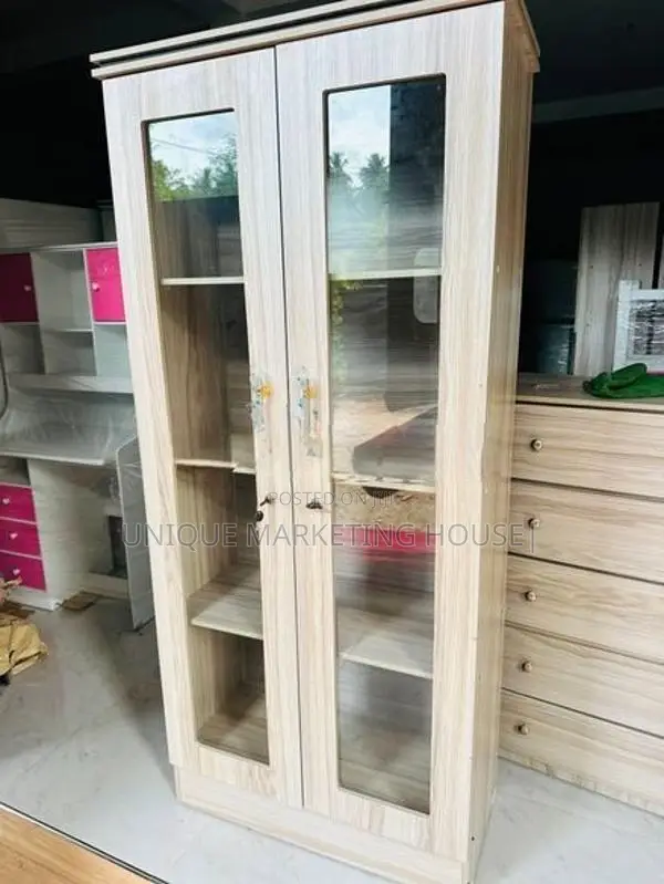 MODERN 2D SMART GLASS DISPLAY CUPBOARDS